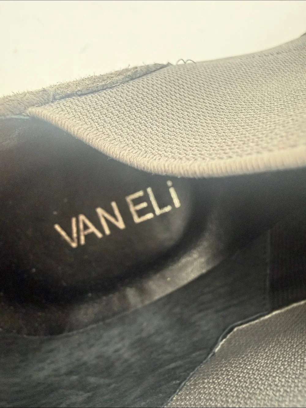 Vaneli Women’s Suede Ankle Booties Dark Gray women 9M casual office fall winter